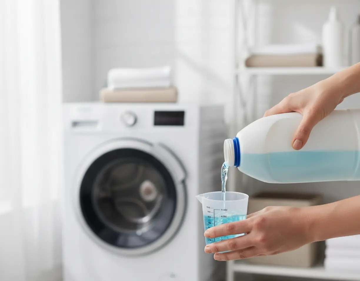 essig in der maschine wohin damit gegen geruch kalk