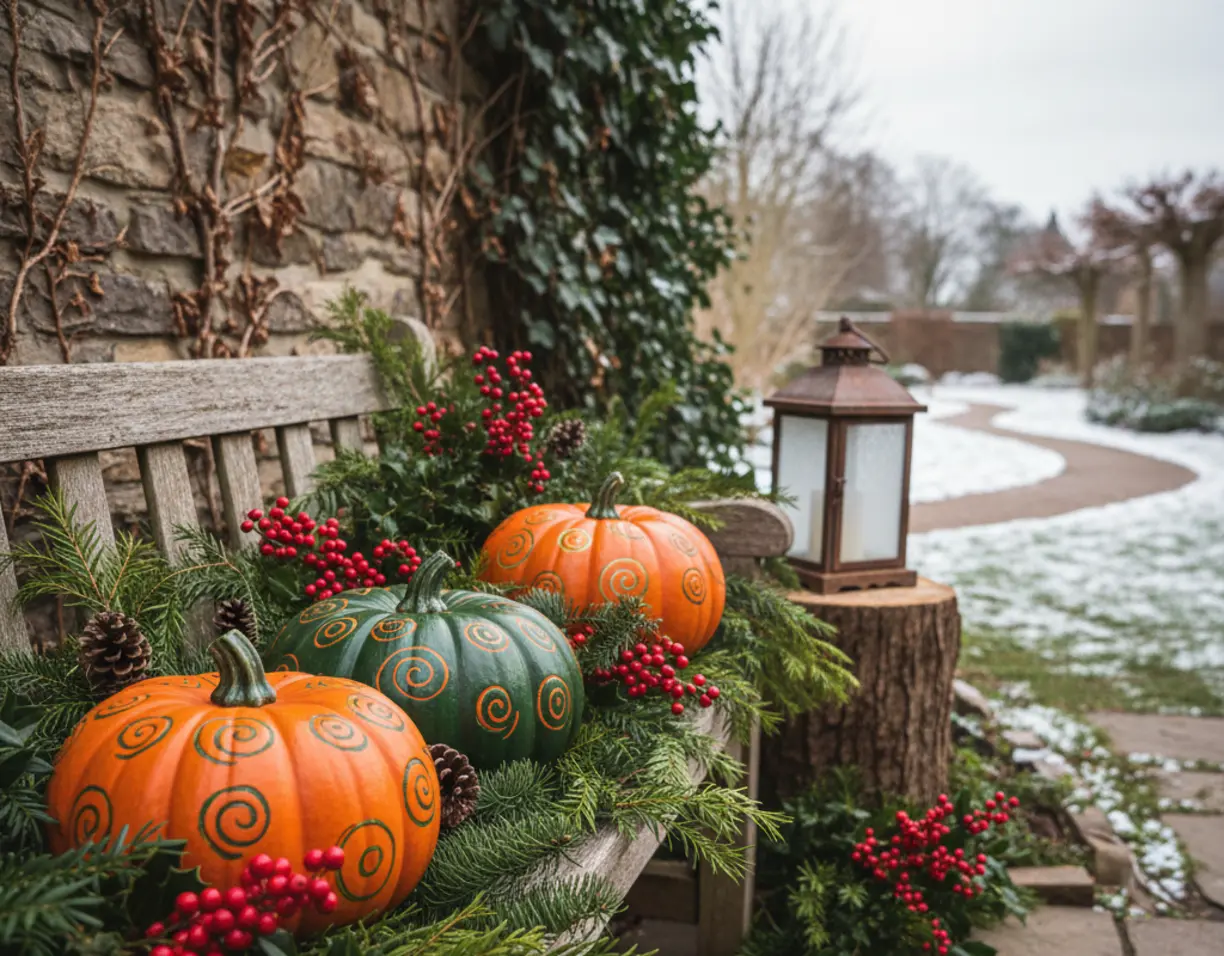 garten deko fyr herbst winter 1x machen 2x freuen 2