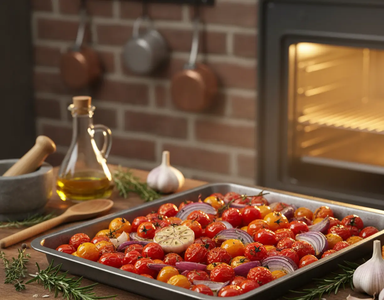 genialer trick ketchup suppe aus gebackenen tomaten 2