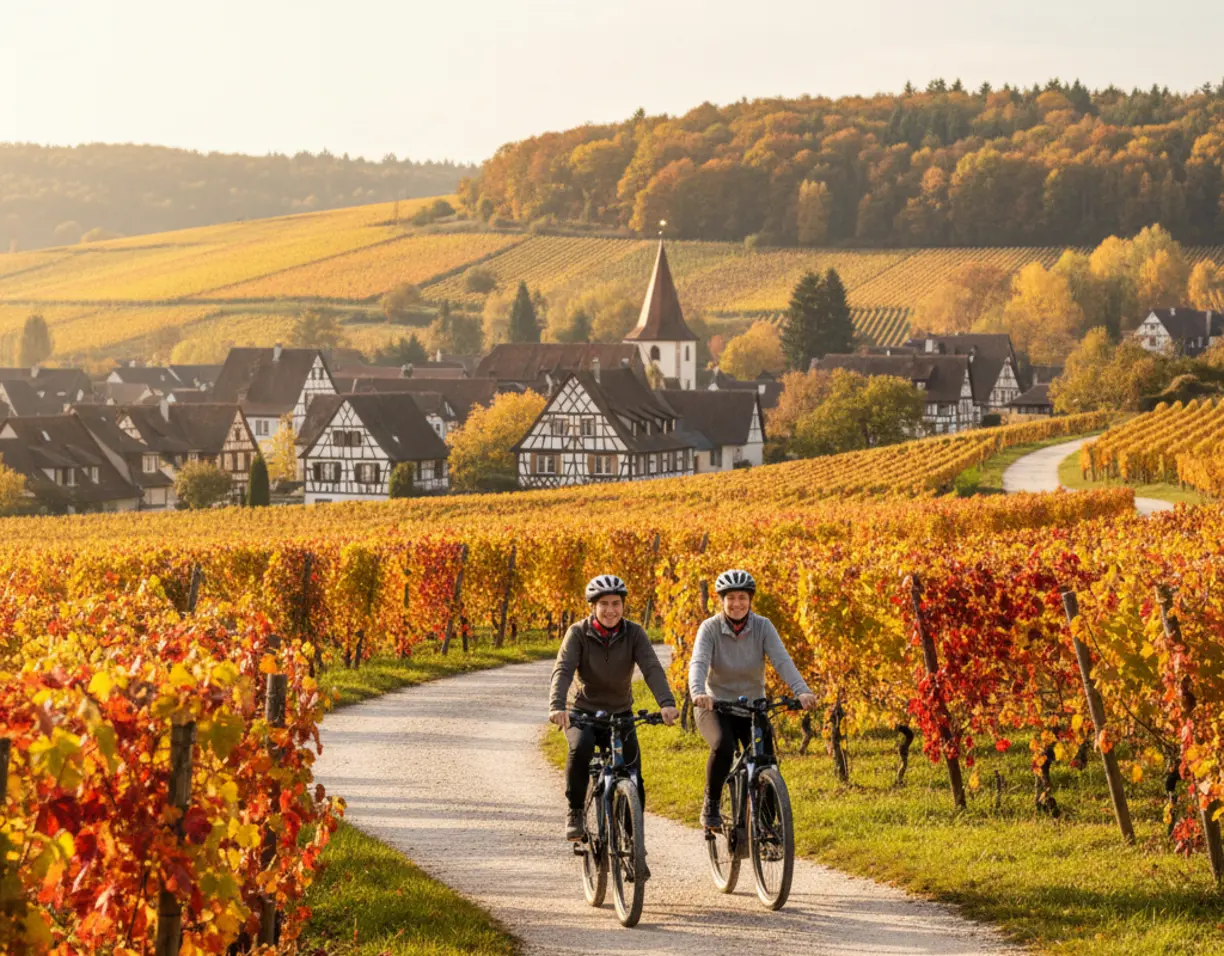 herbst im elsass wein radwege zauberhafte myrkte 3
