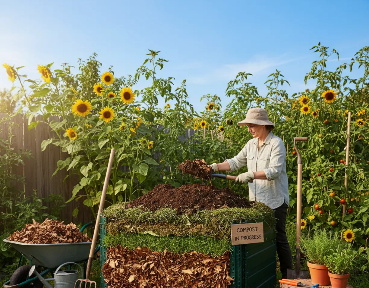 herbstkompost so wird aus gartenabfall wertvolles gold 3