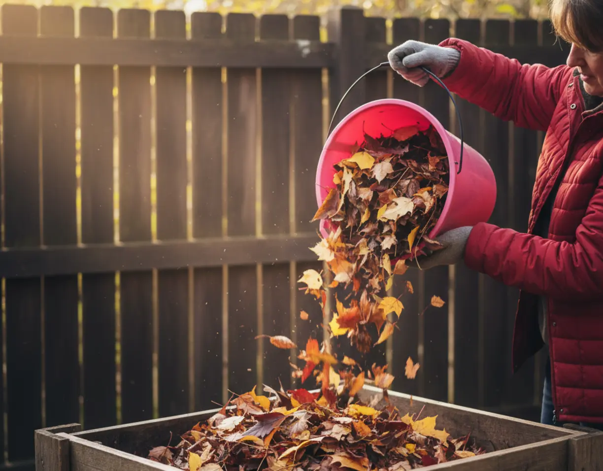herbstlaub nicht wegwerfen so wird es zu gartengold