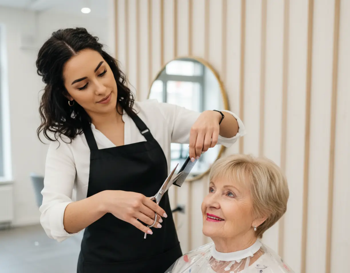 la frange qui se place seule et efface les annyes