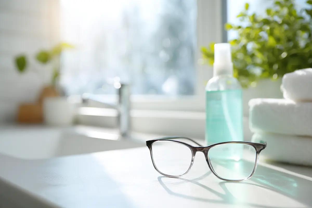 ni savon ni produit y vitres lastuce pour sauver vos lunettes rayyes 2