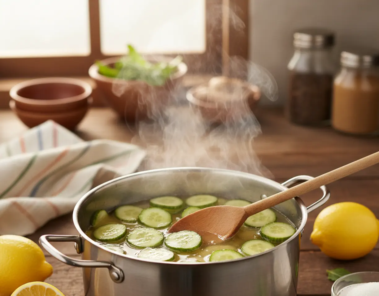 omas rezept gurken in zucker mit feinem ananasgeschmack 2