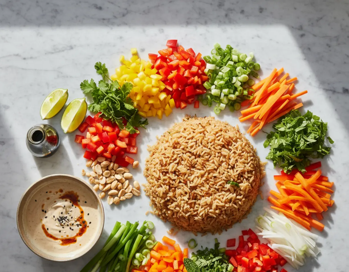 reis vom vortag so wird er zum genialen crispy salat 3