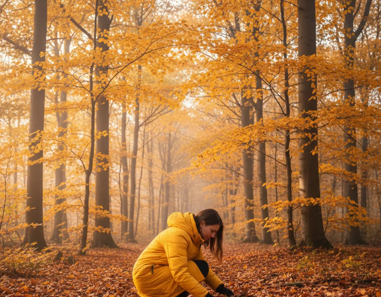 sammle dies am 1. herbsttag glyck fyr den rest des jahres