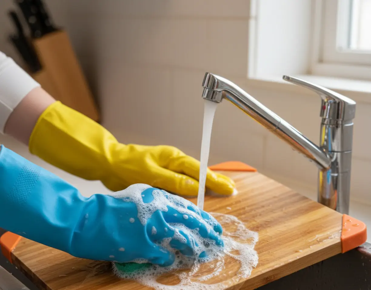 schneidebrett reinigen so machen es die meisten falsch