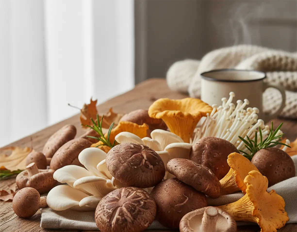 stark durch den herbst pilze als ihr vitamin d boost 2