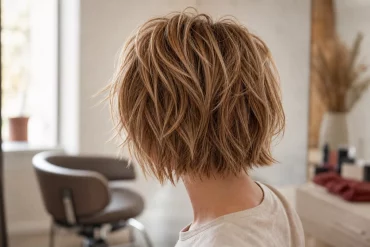 Texturierter Bixie Cut mit kurzen Stufen und Shaggy-Struktur