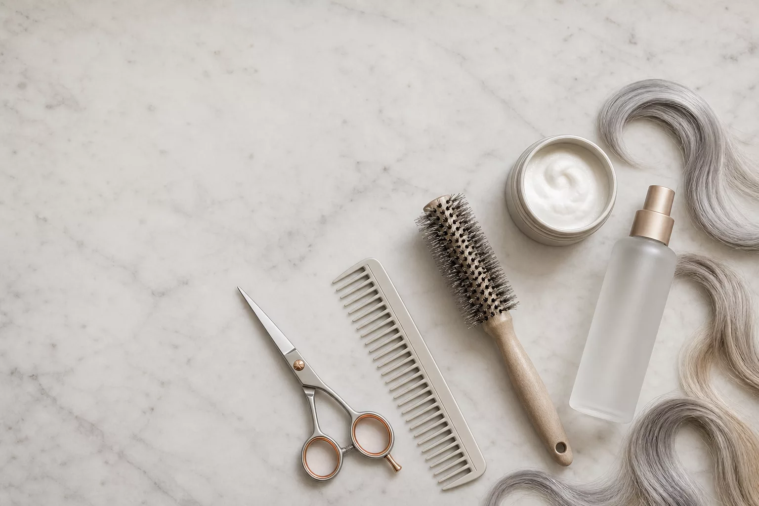 Styling-Utensilien für pflegeleichte Kurzhaarfrisuren