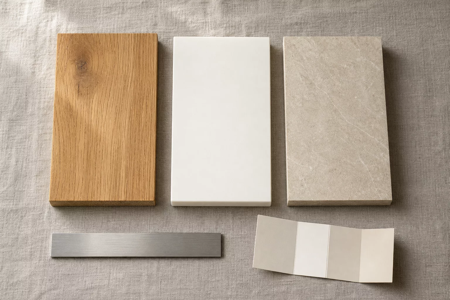 Materialauswahl für Waschtischplatten: Eiche, Mineralwerkstoff, Fliese