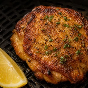 Pollo Fino im Airfryer: knusprige Hähnchenschenkel mit Haut
