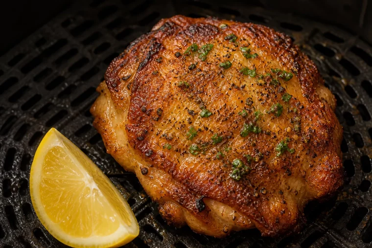 Pollo Fino im Airfryer: knusprige Hähnchenschenkel mit Haut