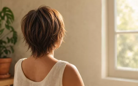 Shixie Cut Silhouette von hinten im Sommerlicht