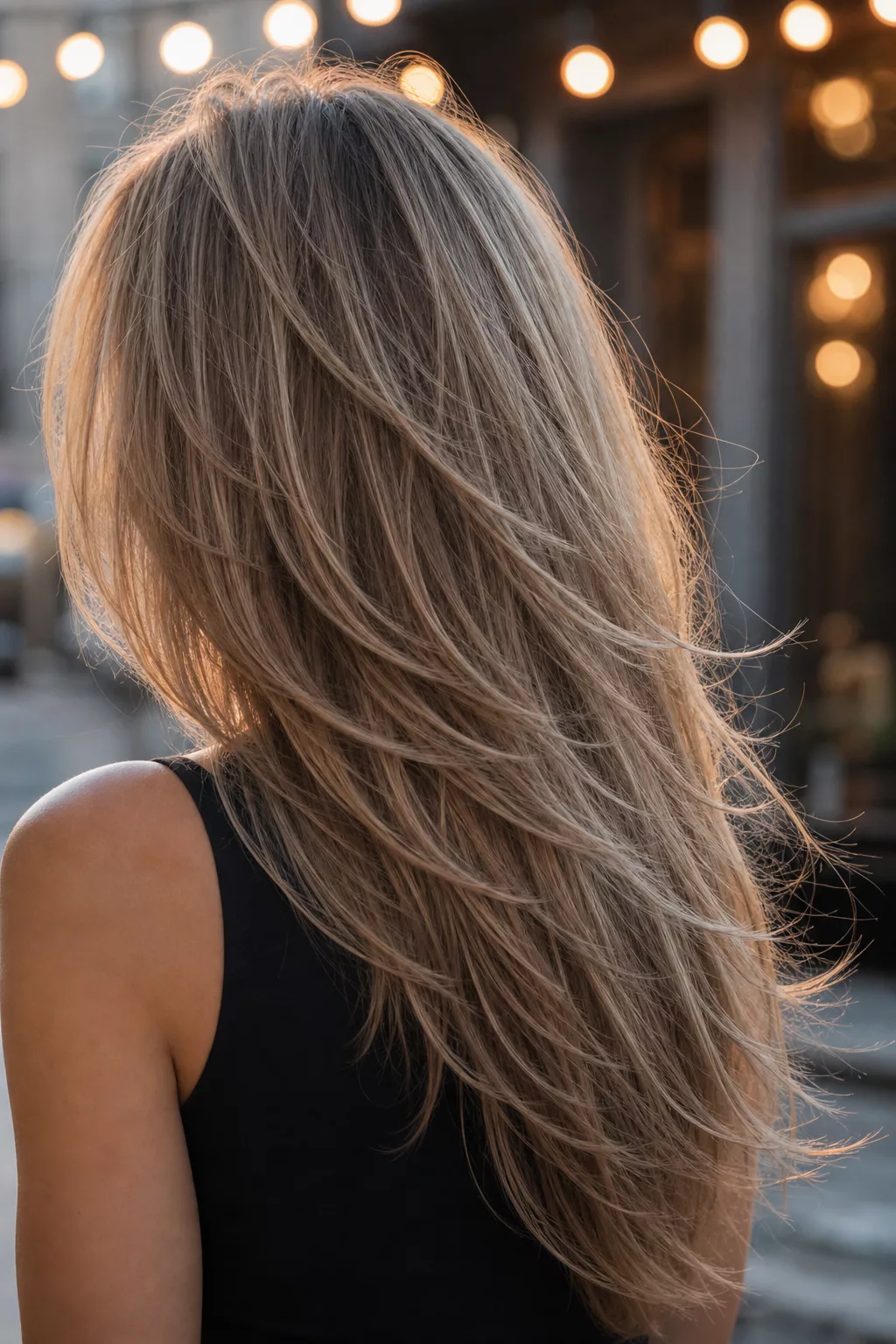 The Rachel, langer Stufenschnitt als Trend für Frauen ab 50