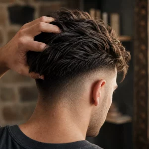Undercut nach Haartyp: moderner Fade mit texturiertem Deckhaar