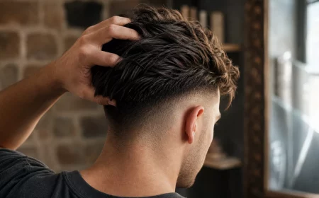 Undercut nach Haartyp: moderner Fade mit texturiertem Deckhaar